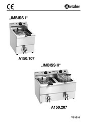 Bartscher A150.207 Gebruiksaanwijzing