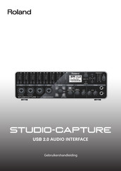 Roland STUDIO-CAPTURE Gebruikershandleiding