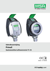 MSA PrimaX Series Gebruiksaanwijzing