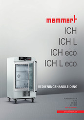 Memmert ICH eco 750 Bedieningshandleiding