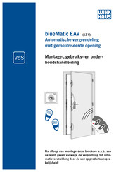 Winkhaus blueMatic EAV2 Gebruikers- En Onderhoudshandleiding