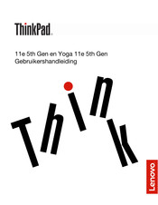 Lenovo ThinkPad 11e 5th Gen Gebruikershandleiding