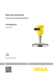 Vega VEGABAR 81 Handleiding