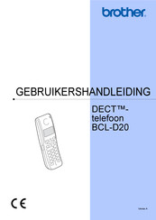 Brother BCL-D20 Gebruikershandleiding