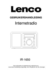 LENCO IR-1650 Gebruikershandleiding