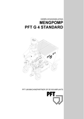 PFT G 4 STANDARD Gebruiksaanwijzing