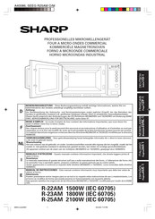 Sharp R-25AM Gebruiksaanwijzing