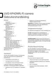 Interlogix UVD-XP4DNR-P Gebruikershandleiding