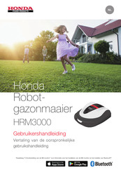 Honda HRM3000 Gebruikershandleiding