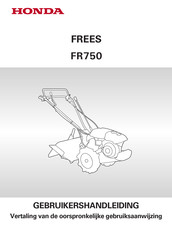 Honda FR750 Gebruikershandleiding