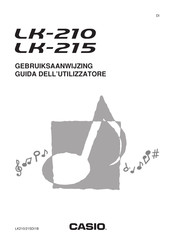 Casio LK-215 Gebruiksaanwijzing