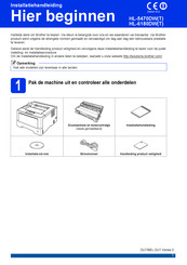 Brother HL-6180DWT Installatiehandleiding