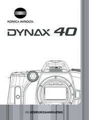 Konica Minolta DYNAX 40 Gebruiksaanwijzing