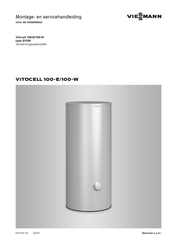 Viessmann Vitocell 100-E SVPB Series Montage- En Servicehandleiding