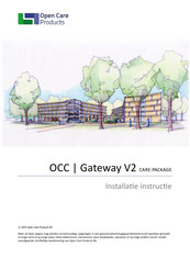 Open Care Products OCC Gateway V2 CARE-PACKAGE Installatie-Instructie