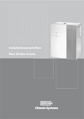 Brink Elan 22 Duo 2-zone Installatievoorschriften