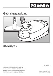 Miele S 5781 Gebruiksaanwijzing