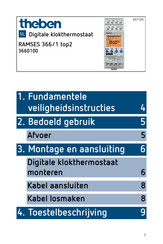 Theben 3660100 Bedieningshandleiding