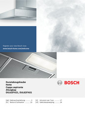 Bosch DUL62FA51 Gebruiksaanwijzing