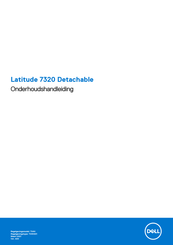 Dell Latitude 7320 Detachable Onderhoudshandleiding