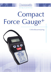 Mecmesin Compact Force Gauge+ Gebruiksaanwijzing