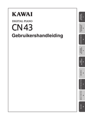 Kawai CN 43 Gebruikershandleiding