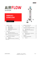 EMS AIRFLOW STATION Gebruiksaanwijzing