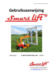 Smart Lift SL 380 OUTDOOR High Lifter Gebruiksaanwijzing