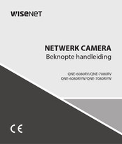 Wisenet QNE-7080RVW Handleiding