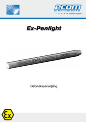 Ecom Instruments Ex-Penlight Gebruiksaanwijzing