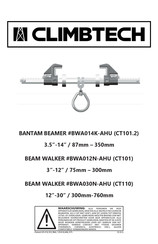 ClimbTech BANTAM BEAMER CT101.2 Instructiehandleiding