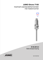 JUMO Dtrans T100 Gebruiksaanwijzing