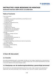 schmersal ZM 161CC-12KA-024 Instructies