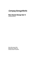 Compaq Fibre Channel Storage Hub 12 Installatiehandleiding