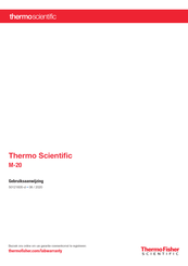 Thermo Scientific M-20 Gebruiksaanwijzing