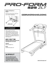 Pro-Form PETL59714.1 Gebruikershandleiding