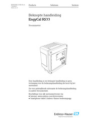 Endress+Hauser EngyCal RS33 Handleiding