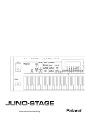 Roland JUNO-STAGE Gebruikershandleiding