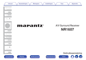 Marantz NR1607 Gebruiksaanwijzing