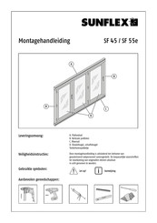 SUNFLEX SF 45 Montagehandleiding