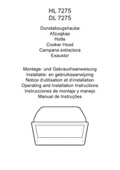 Electrolux HL 7275 Installatie- En Gebruiksaanwijzing