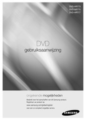 Samsung DVD-HR775 Gebruiksaanwijzing