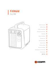 Kemppi FitWeld Evo 300 Gebruiksaanwijzing