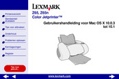 Lexmark Z65 Color Jetprinter Gebruikershandleiding