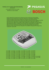 Bosch Pegasus Solero E8R 26 Gebruikshandleiding