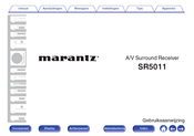 Marantz SR5011 Gebruiksaanwijzing