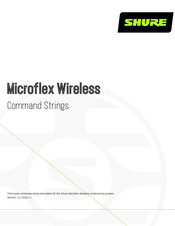 Shure Microflex Wireless Gebruiksaanwijzing