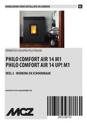 MCZ SUITE COMFORT AIR 14 M1 Handleiding Voor Installatie En Gebruik
