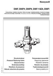 Honeywell D06F Installatiehandleiding