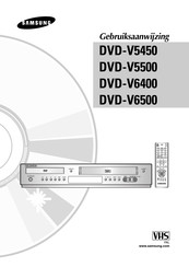 Samsung DVD-V5500 Gebruiksaanwijzing